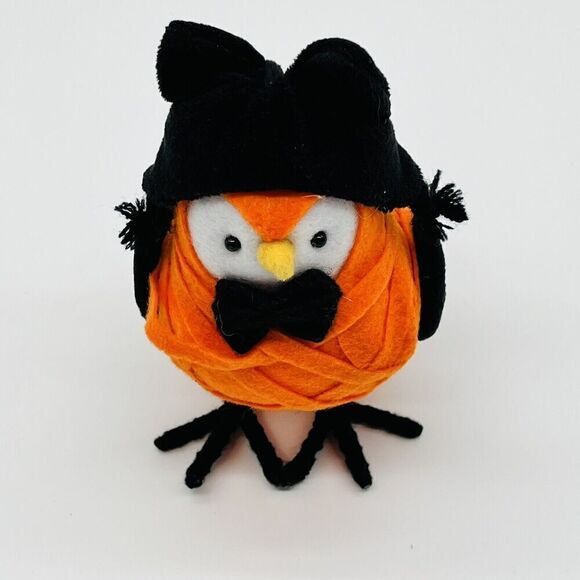 Target Hyde & EEK! 2016 Featherly Friends Halloween Bird with Cat Ears Hat - Picture 2 of 5